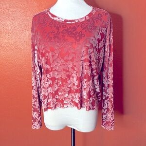 Velvet Burnout Pullover - Agnes & Dora